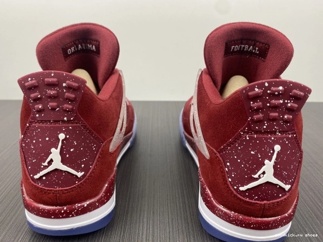 PE Sooners Oklahoma Jordan AJ4-904282 4 Retro 0716